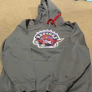 Grey raptors hoodie